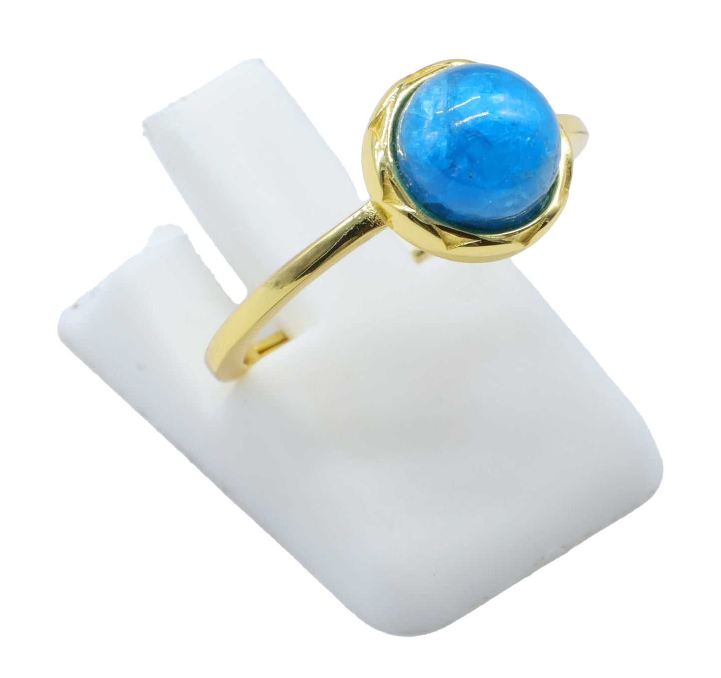 Bague Ronde Argent 925 Plaquée Or