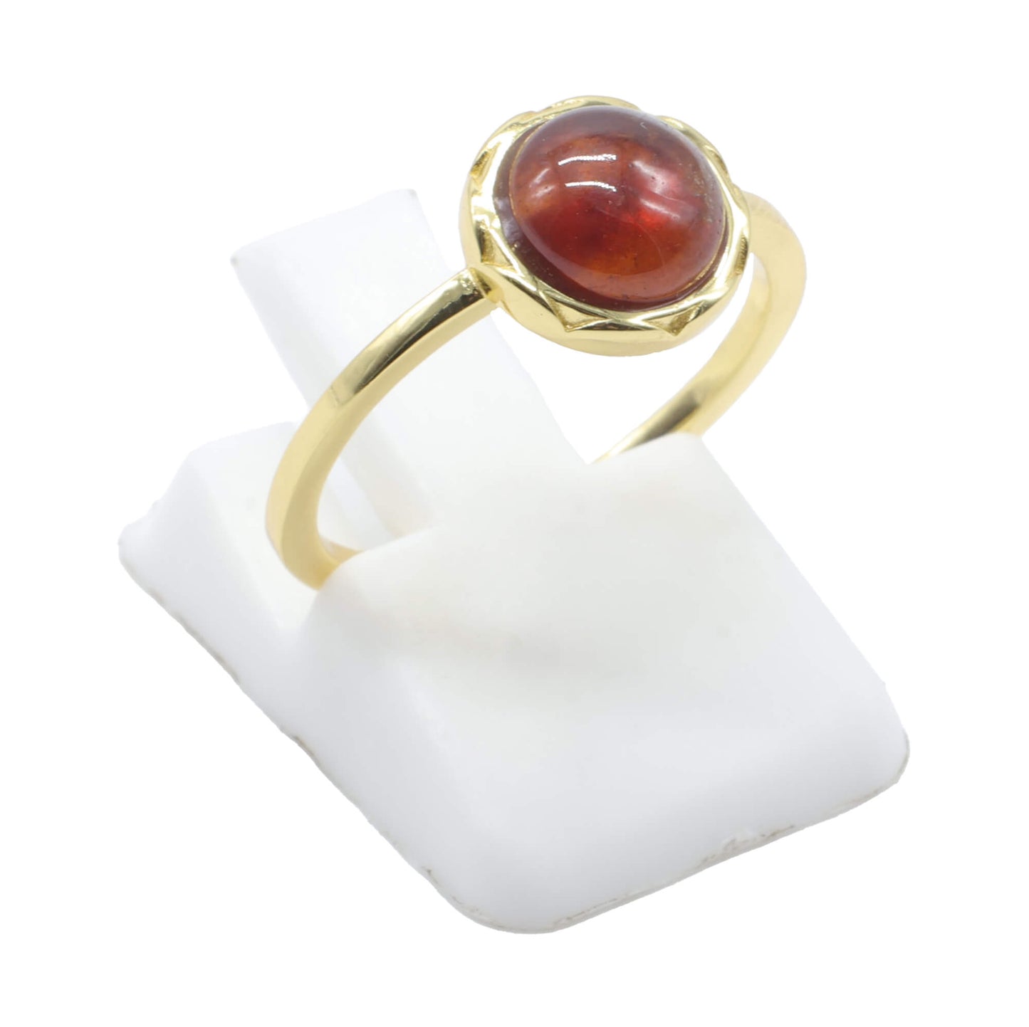 Bague Ronde Argent 925 Plaquée Or