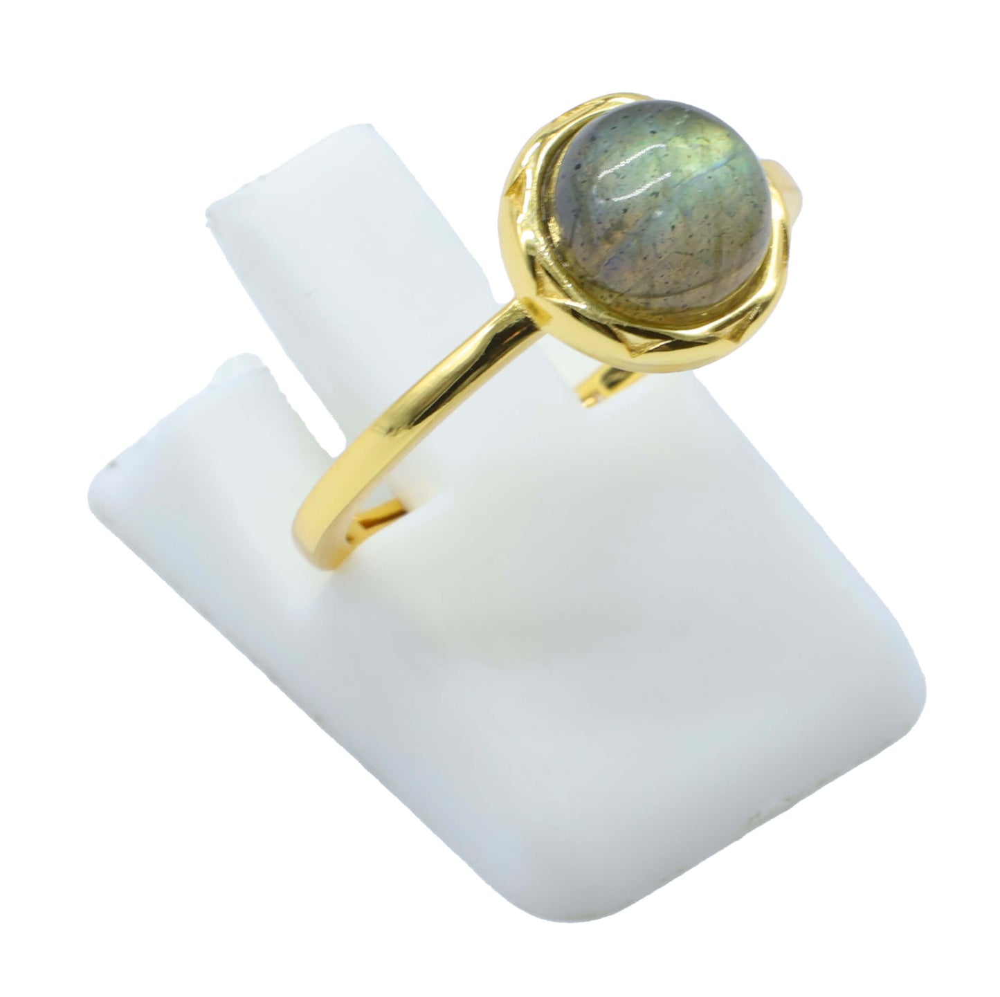 Bague Ronde Argent 925 Plaquée Or