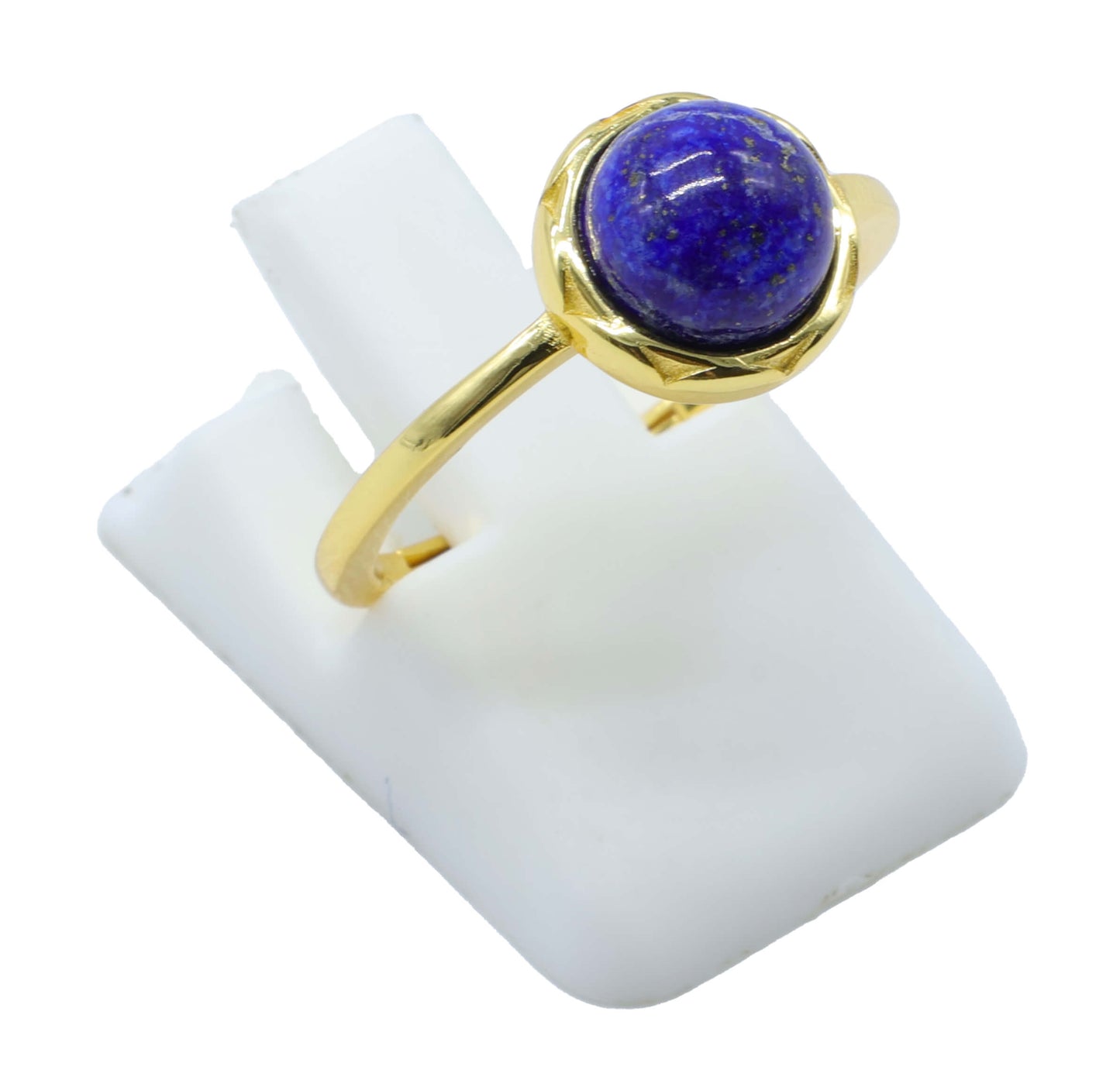 Bague Ronde Argent 925 Plaquée Or