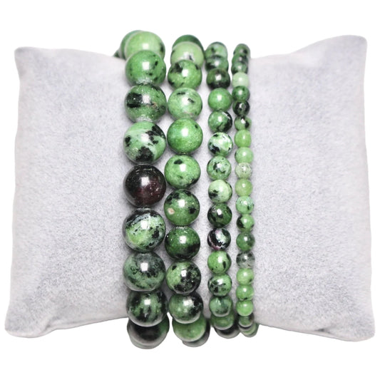 Bracelet Rubis Zoïsite AA+